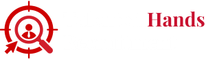 talented hands logo white